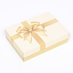 Подарочная коробка сборная "Золотой бант" 21 х 15 х 5,7