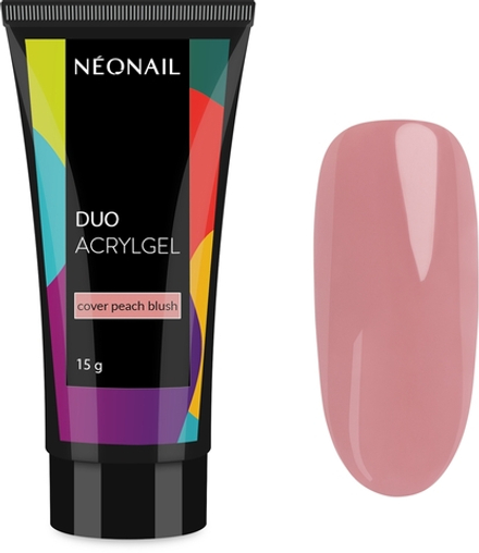 NEONAIL Duo Acrylgel Cover Peach Blush - Гель для гелевых и акриловых ногтей, 15 g