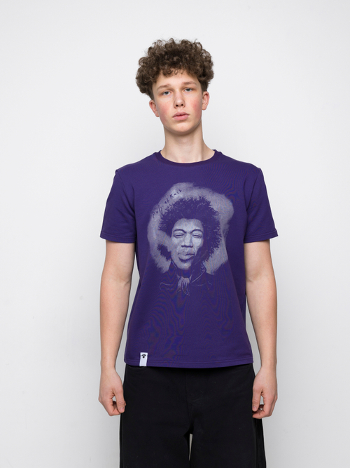 Футболка фиолетовая Jimi Hendrix