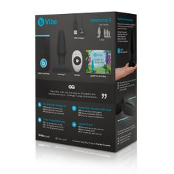 b-Vibe Rimming Plug 2 - Анальная пробка с риммингом