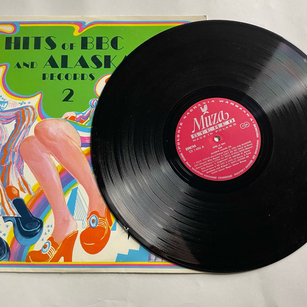 Винтажная виниловая пластинка LP Сборник Hits Of BBC And Alaska Records 2 (Польша 1977)