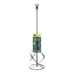 Насадка для миксера, для легких растворов, 160 х 590 мм, оцинкованная, хвостовик резьба М14 Сибртех