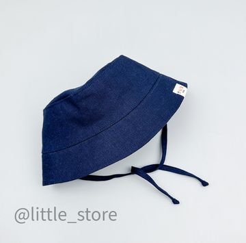 Панама льняная, Темно-синяя