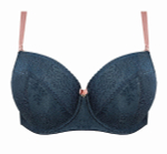 Бюстгальтер Zoya на косточках со съёмными пуш-ап вкладышами (Размер: 90C) (Цвет: темно-бирюзовый)