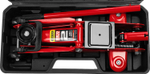 STAYER R-22 RED FORCE, в кейсе, 2 т, 125 - 320 мм, подкатной домкрат для легковых а/м, Professional (43152-2-K)
