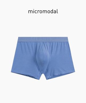 Трусы мужские боксеры (1 шт) Atlantic MH-1201, микромодал, голубой