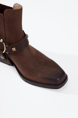 Казаки в ковбойском стиле из натуральной кожи MILEY