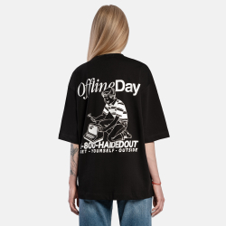 Футболка HAIDED OFFLINE DAY Черный
