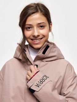 Плащ для девушки Kinerma тауп