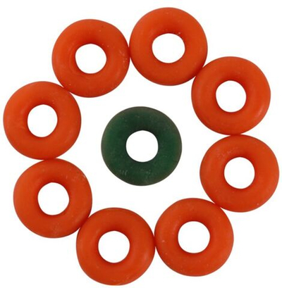 Резиновые кольца для кастрации и купирования хвостов, 100 шт.