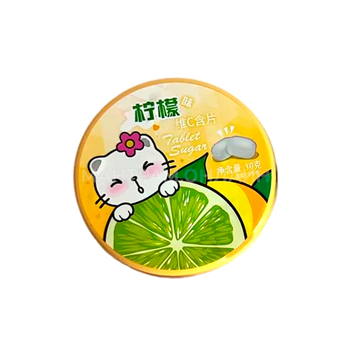 Драже Hello Kitty Tablet Sugar со вкусом лимона 10 г