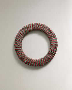 ZARA HOME НОВОГОДНЯЯ ПОДСТАВКА ПОД СТОЛОВЫЕ ПРИБОРЫ ИЗ БАМБУКА, ЗЕЛЕНЫЙ