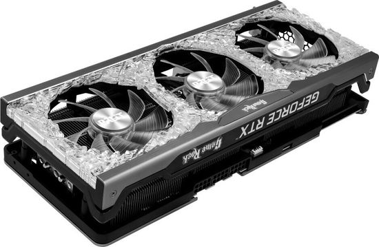 Видеокарта Palit GeForce RTX 3080 GameRock V1 LHR