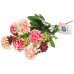 Искусственные цветы «Летняя фантазия» Гортензия 30см цвет желто-красный