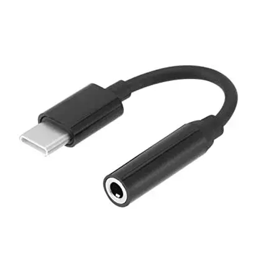 Аудио переходник Type-C - Jack3,5 black