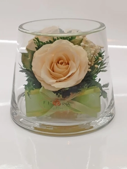 натуральные цветы в стекле, вакуум