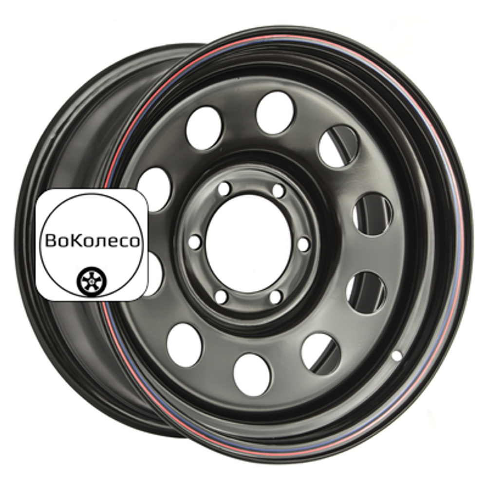 8x17/6x114,3 ET0 D66 Ниссан Навара D40 3.0TD Черный Off-Road Wheels