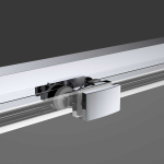 Душевая дверь Софт (Soft) VDS-3SO160CL, 1600, хром, стекло прозрачное