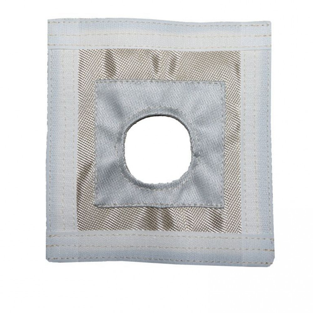 ТЕРМОСТОЙКАЯ НАКЛАДКА НА ОКНО ПОД ГАЗООТВОДНУЮ ТРУБУ D 50 ММ