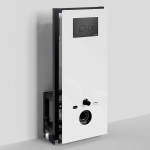 Инсталляция для унитаза WasserKraft Glan 66TLT.010.ME.WH.MB01 с черной матовой кнопкой