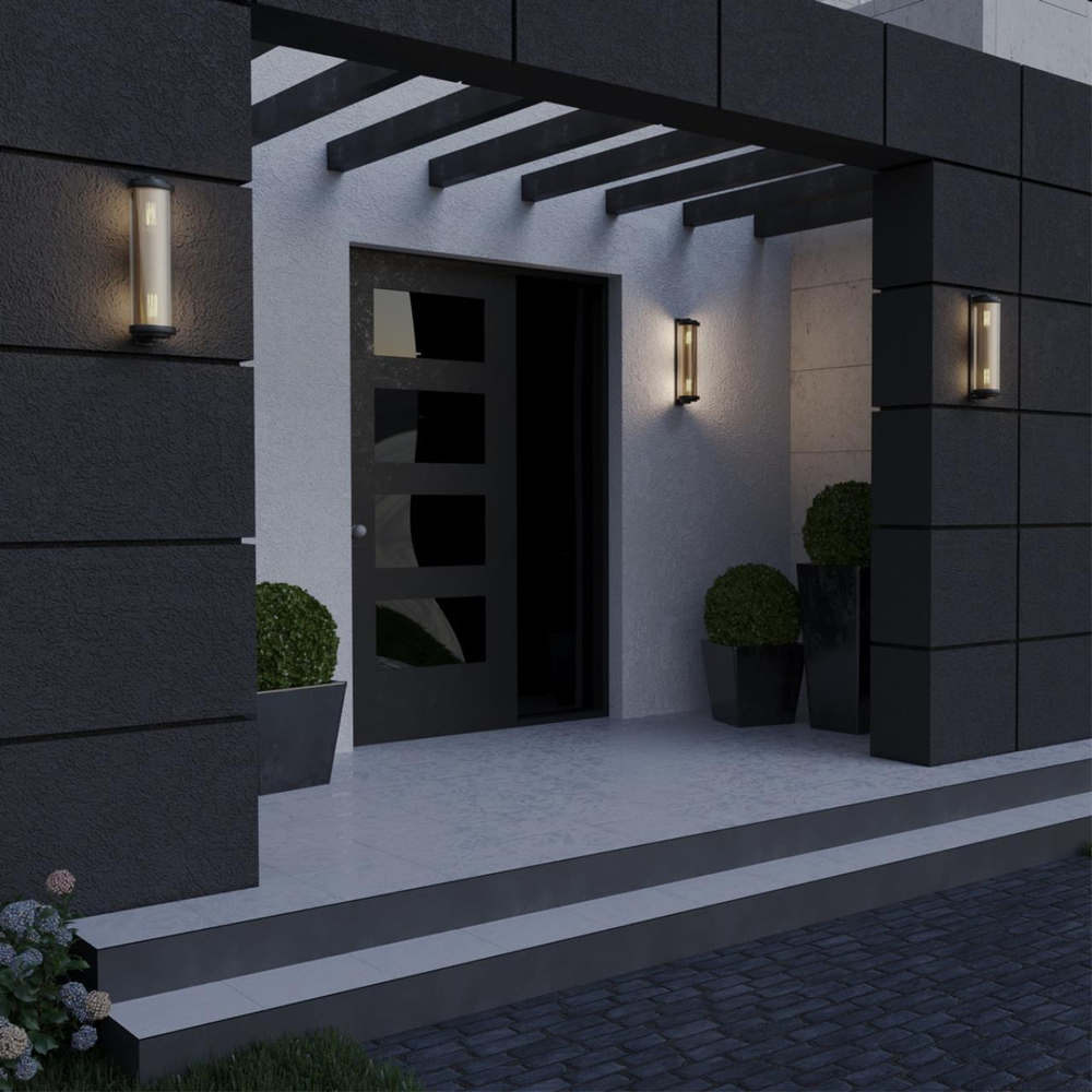 370968 STREET NT24 черный Светильник ландшафтный E27 max 2*25W K IP54 220-240V MATRIX