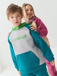 Худи Колор блок "Изумруд" утепленное