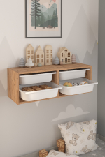 Стеллаж AYCA подвесной - сосна