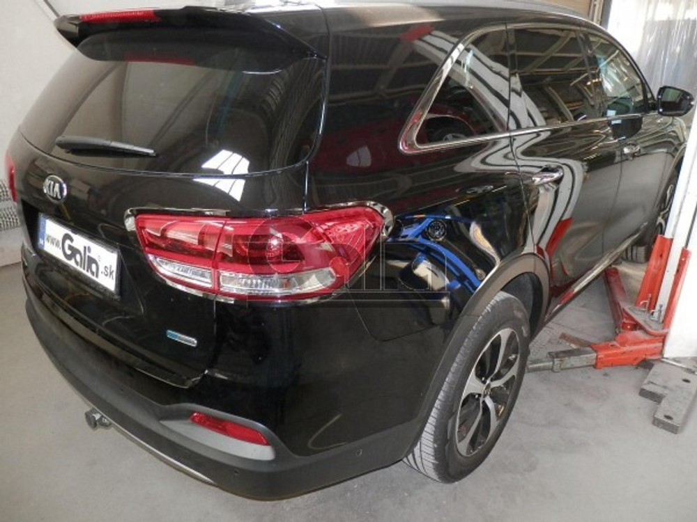 Фаркоп оцинкованный Galia H091C для Hyundai Santa Fe 2012-2018, Kia Sorento 2012-2015, 2015-(паспорт и сертификат в комплекте)(без электрики)