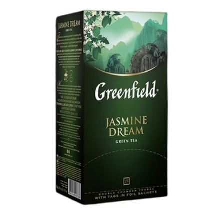 Greenfield чай зеленый Jasmin Dream, 25 пакетиков