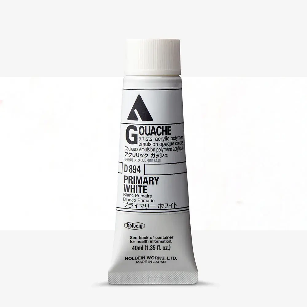 Holbein Acrylic Gouache 40 мл. 894 [А] Primary White