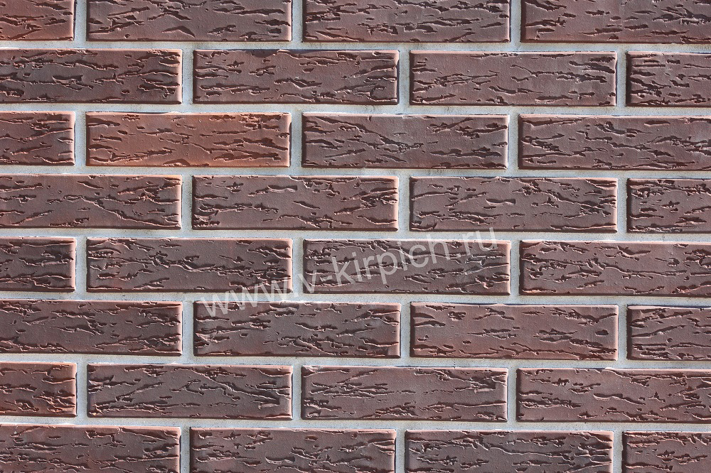 Кирпич лицевой Воротынский одинарный антик, руст