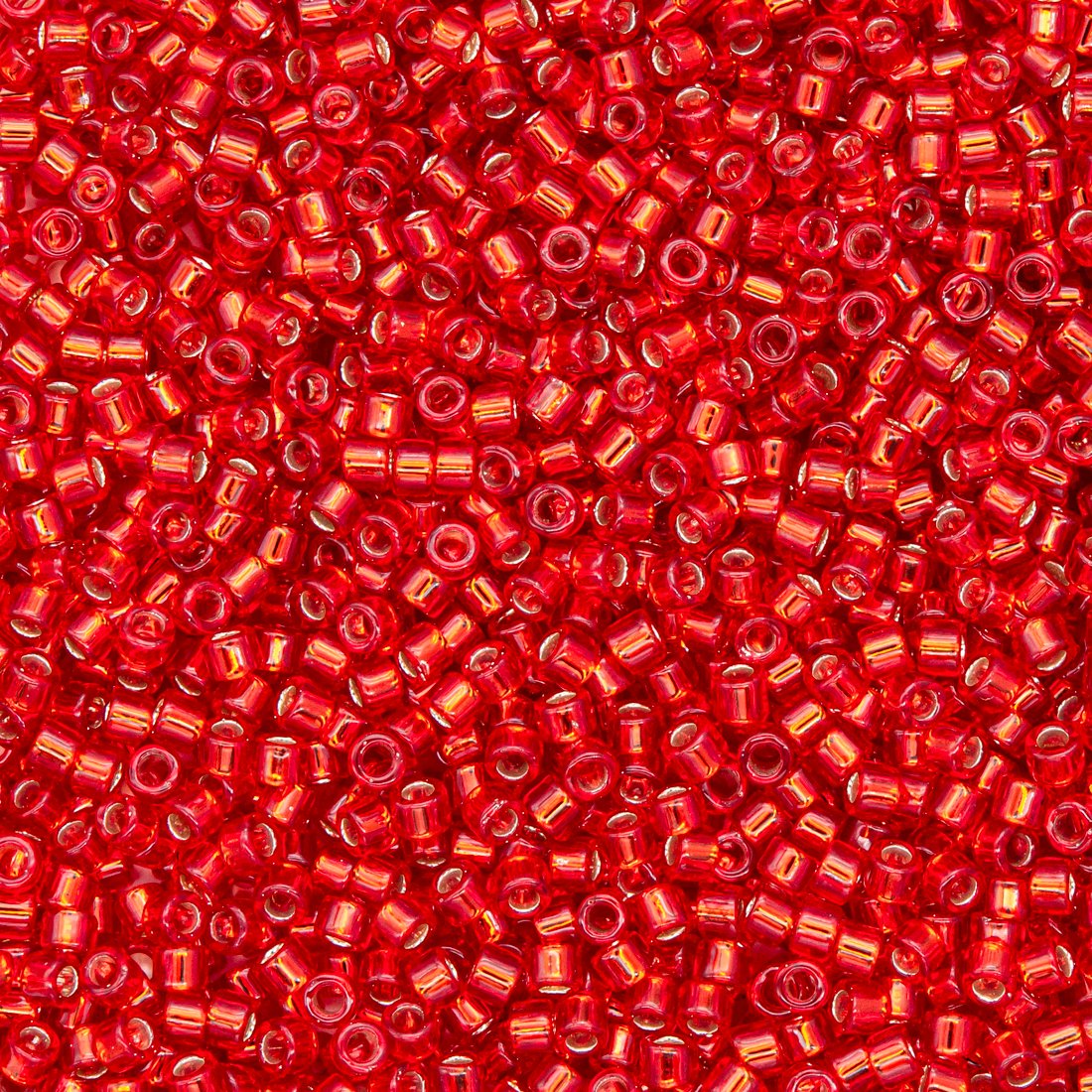 Японский бисер TOHO Treasure (№25B), с внутренним серебрением, прозрачный