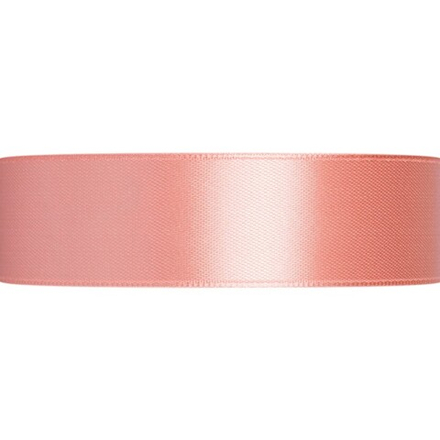 Лента атласная 25 мм, цв.108 персиков.