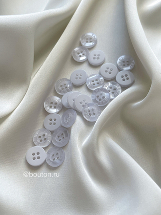Пуговицы Фенд. белый перламутр 11,5 мм