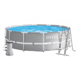 Бассейн каркасный Intex Prism Frame 8592 л/фильтр-насос 2006 л/ч/лестница