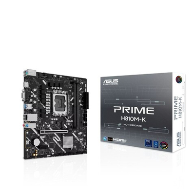 Материнская плата ASUS PRIME H810M-K, LGA1851, B810, DDR5, mATX