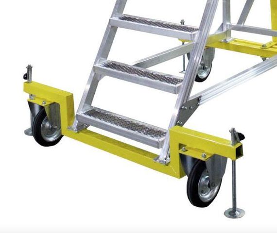 Вышка-стремянка алюминиевая MEGAL ВСА-1,5А