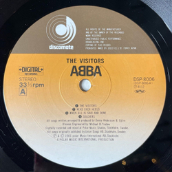Винтажная виниловая пластинка LP ABBA The Visitors (Japan 1981) (Obi) Two For The Price Of One