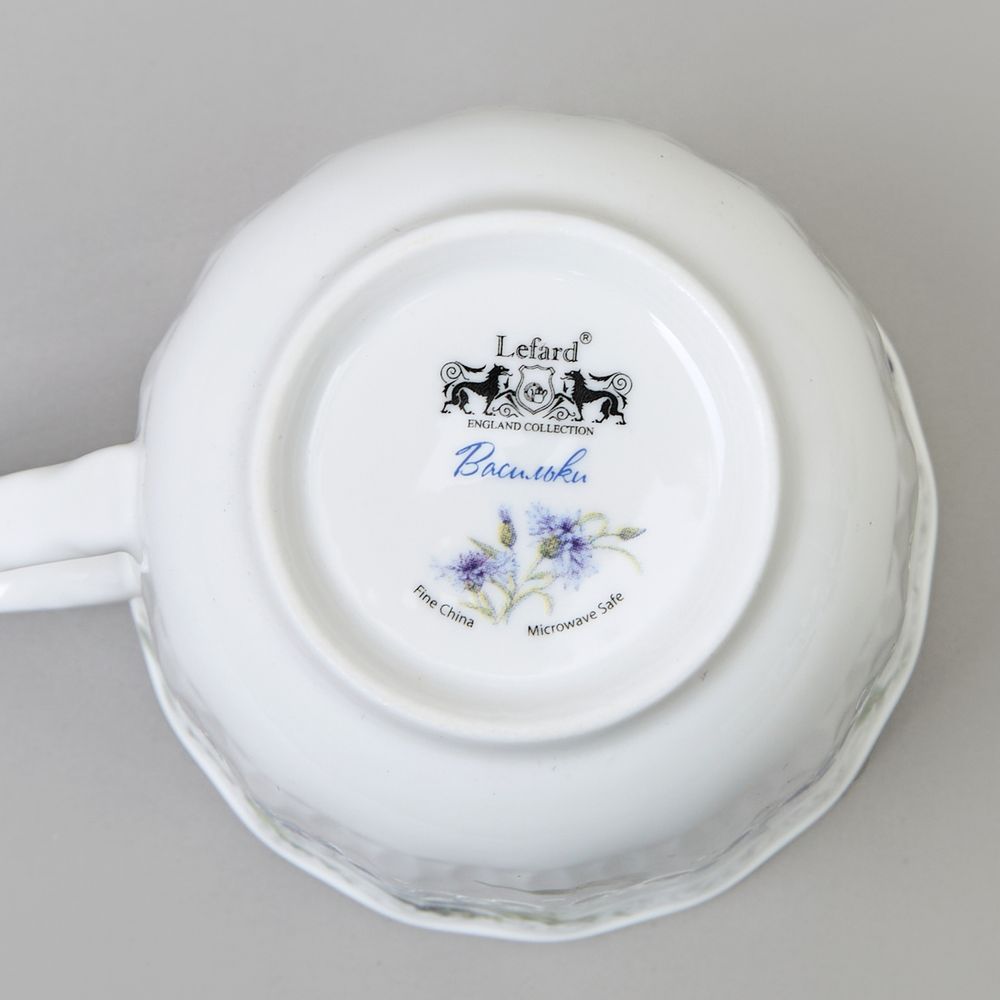 КРУЖКА ЗАВАРОЧНАЯ LEFARD "ВАСИЛЬКИ" С КРЫШКОЙ И СИТОМ 350 МЛ