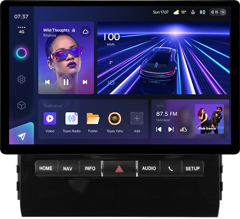 Магнитола для Toyota Land Cruiser 200 2015-2021 (с JBL и 360, рамка тип 1) - Teyes CC3-2K монитор 13", QLED+2K, Android 10, ТОП процессор, 4G SIM-слот, CarPlay