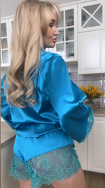 Домашний костюм - рубашка и шорты