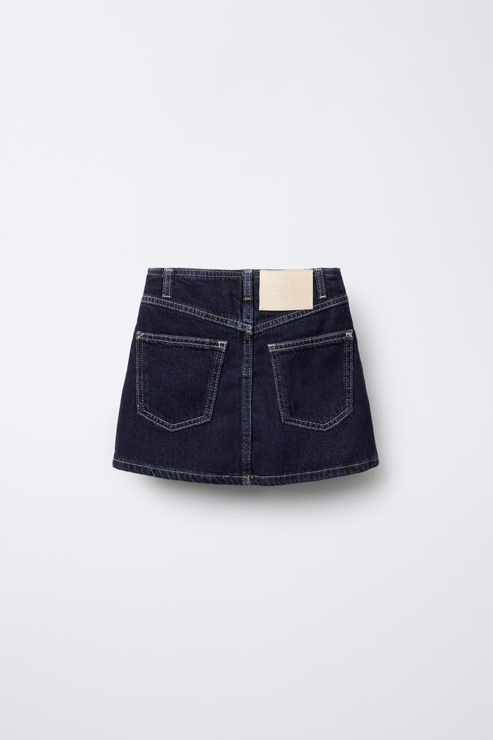 ZARA ДЖИНСОВАЯ ЮБКА, СИНИЙ