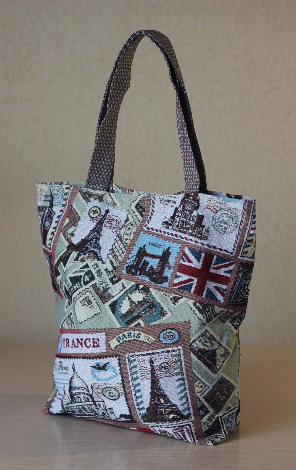 Гобеленовая сумка Путешествие (39х39х12)