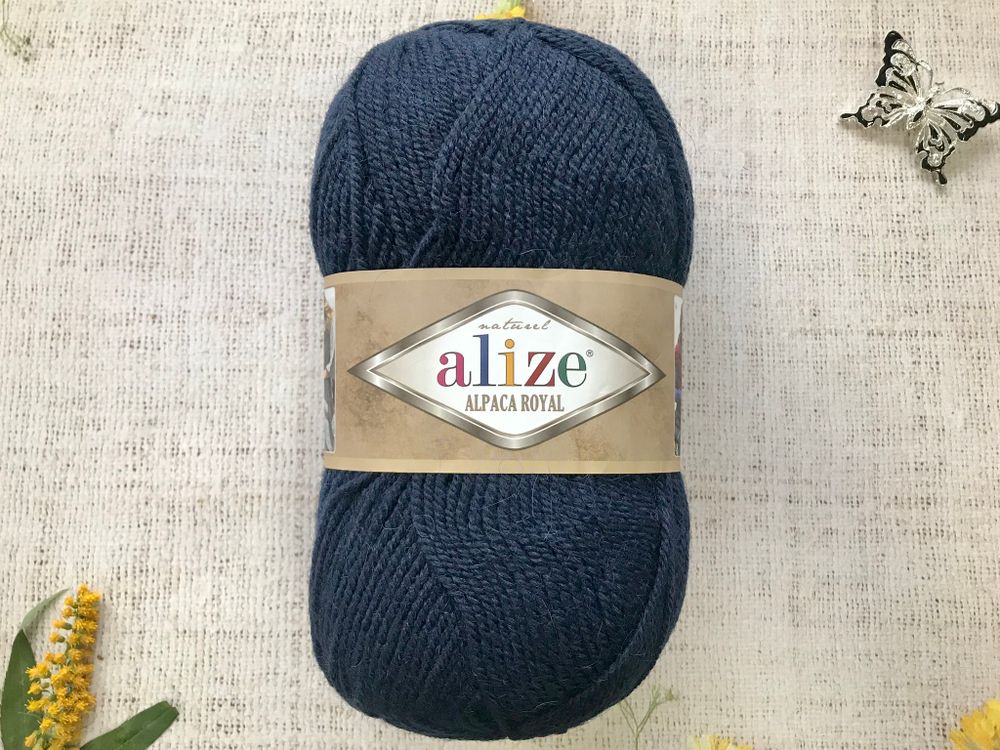 Пряжа ALIZE &quot;Alpaca royal&quot; 203 джинс меланж