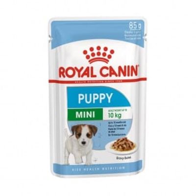 Влажный корм для щекнов Royal Canin Mini Puppy для маленьких пород, кусочки в соусе, Пауч 85 г