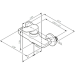 Смеситель для душа AM.PM X-Joy F85A20022 Черный матовый