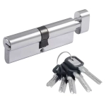 Цилиндровый механизм НОРА-М ЛПУВ-90 45-45 хром