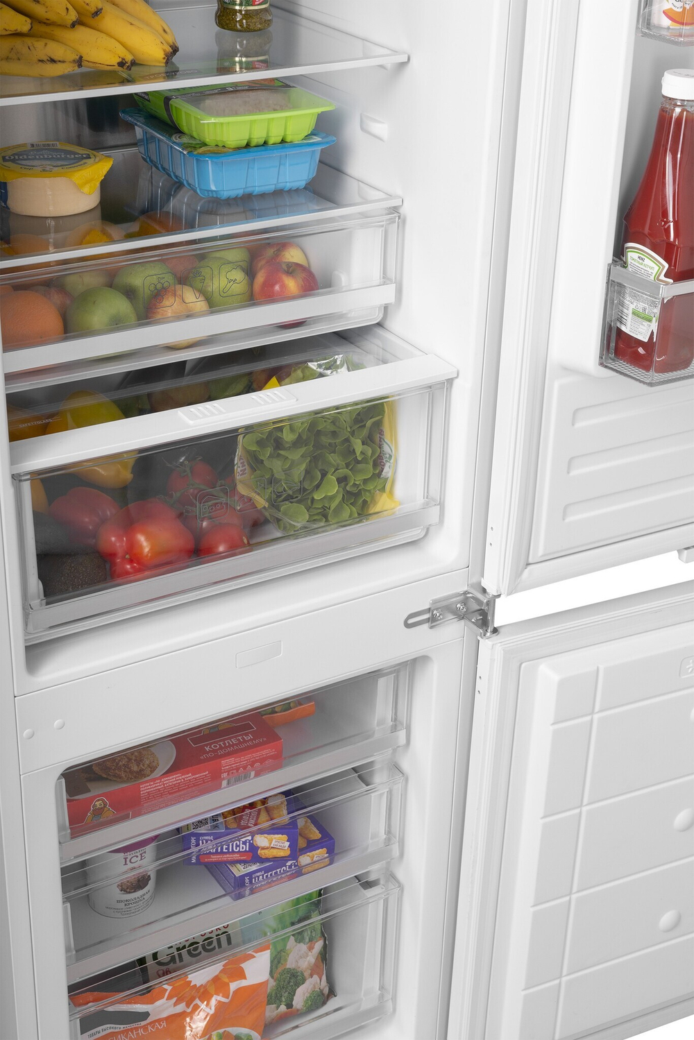 Встраиваемый холодильник с инвертором Meferi MBR177 TOTAL NO FROST ULTRA фото 6