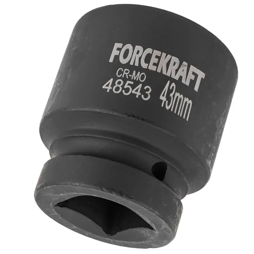 Головка ударная 1'', 43мм (6гр.) FORCEKRAFT FK-48543