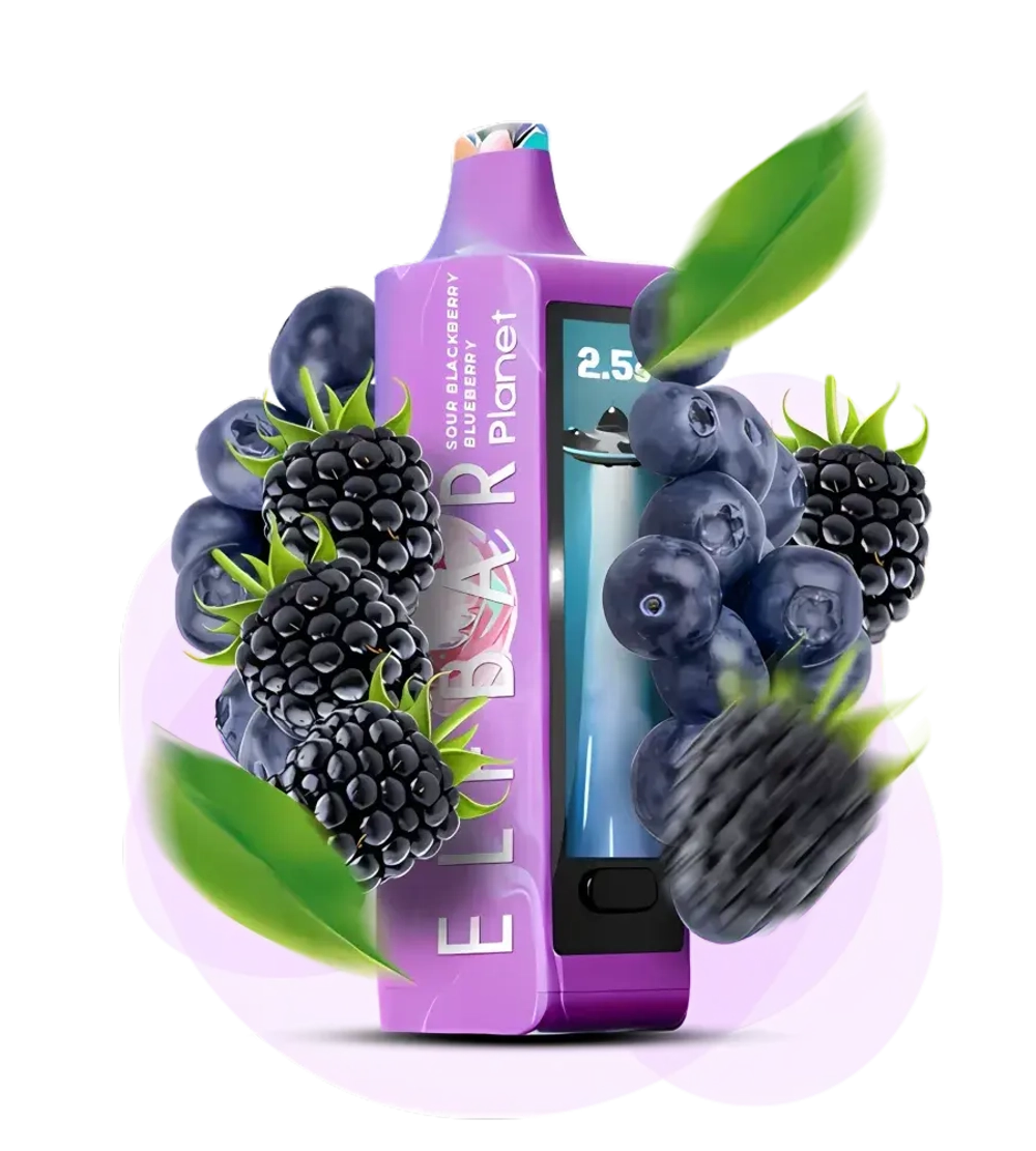 Elf Bar Planet 25000 - Sour Blackberry Blueberry (5% nic)